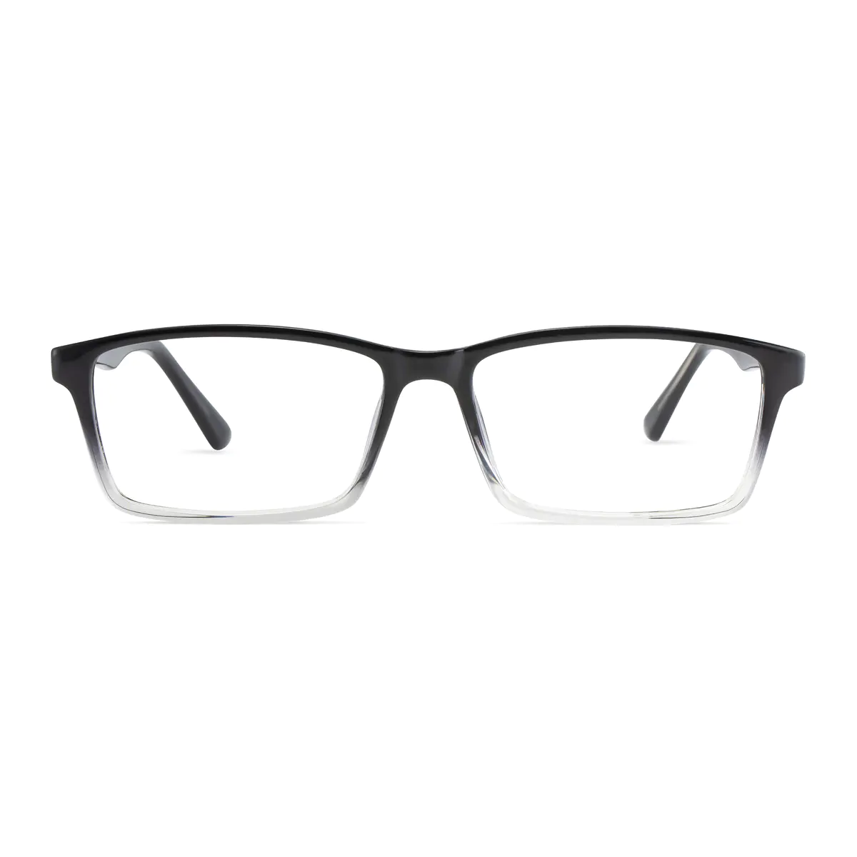 Rectangle Black/Clear Eyeglasses