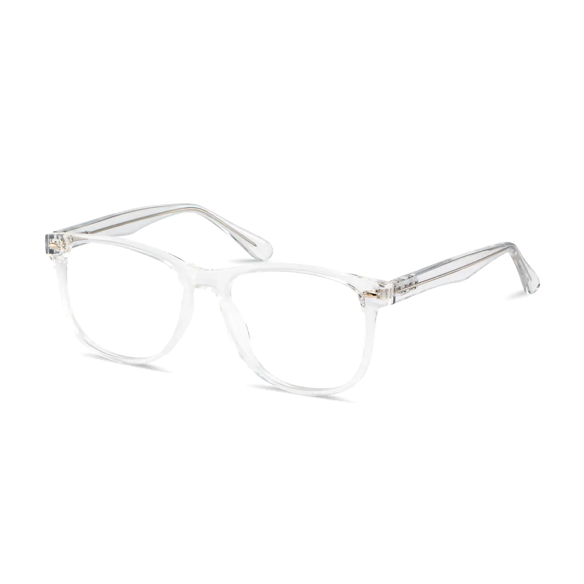 Oval Clear Eyeglasses