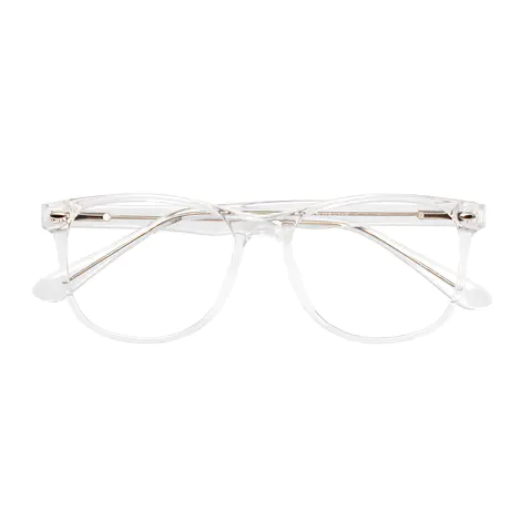 Oval Clear Eyeglasses