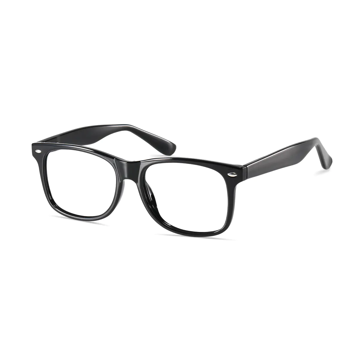 Rectangle Black Eyeglasses