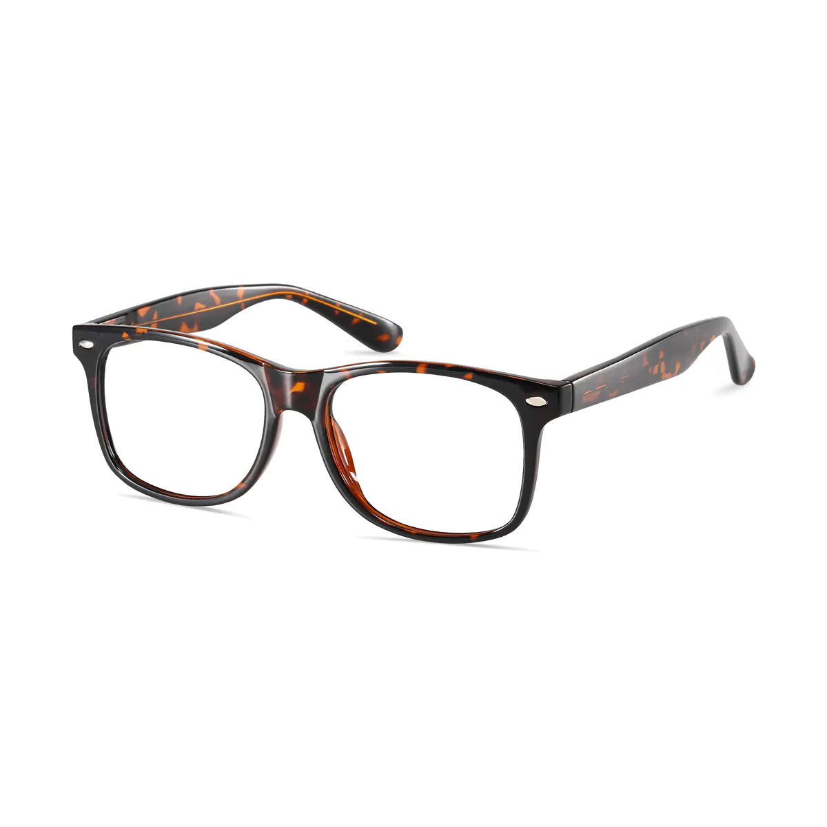 Rectangle Tortoiseshell Eyeglasses