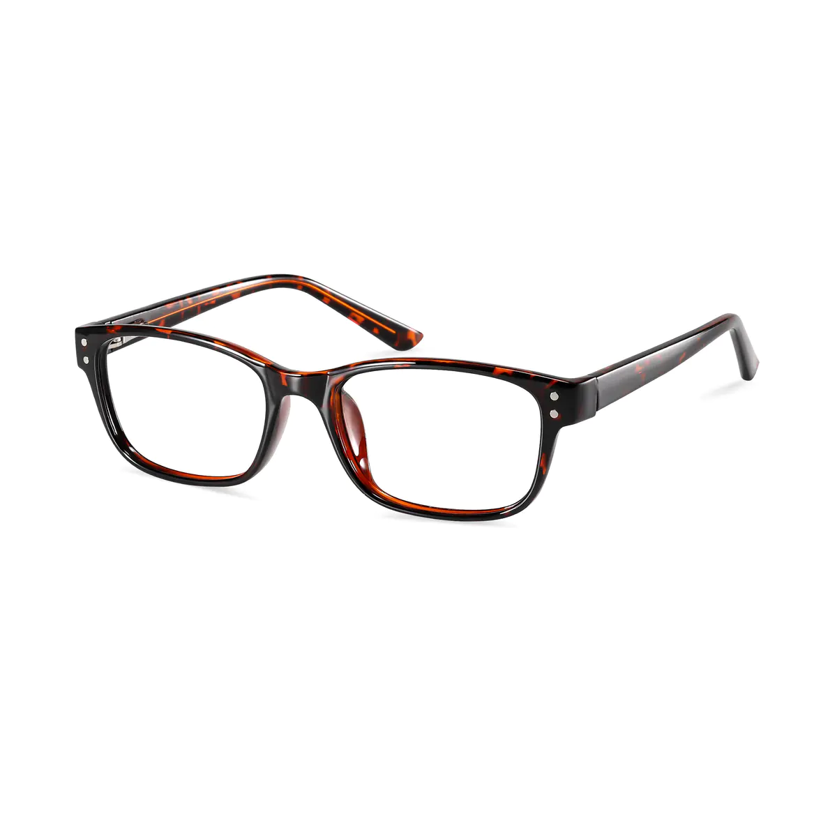 Rectangle Tortoiseshell Eyeglasses