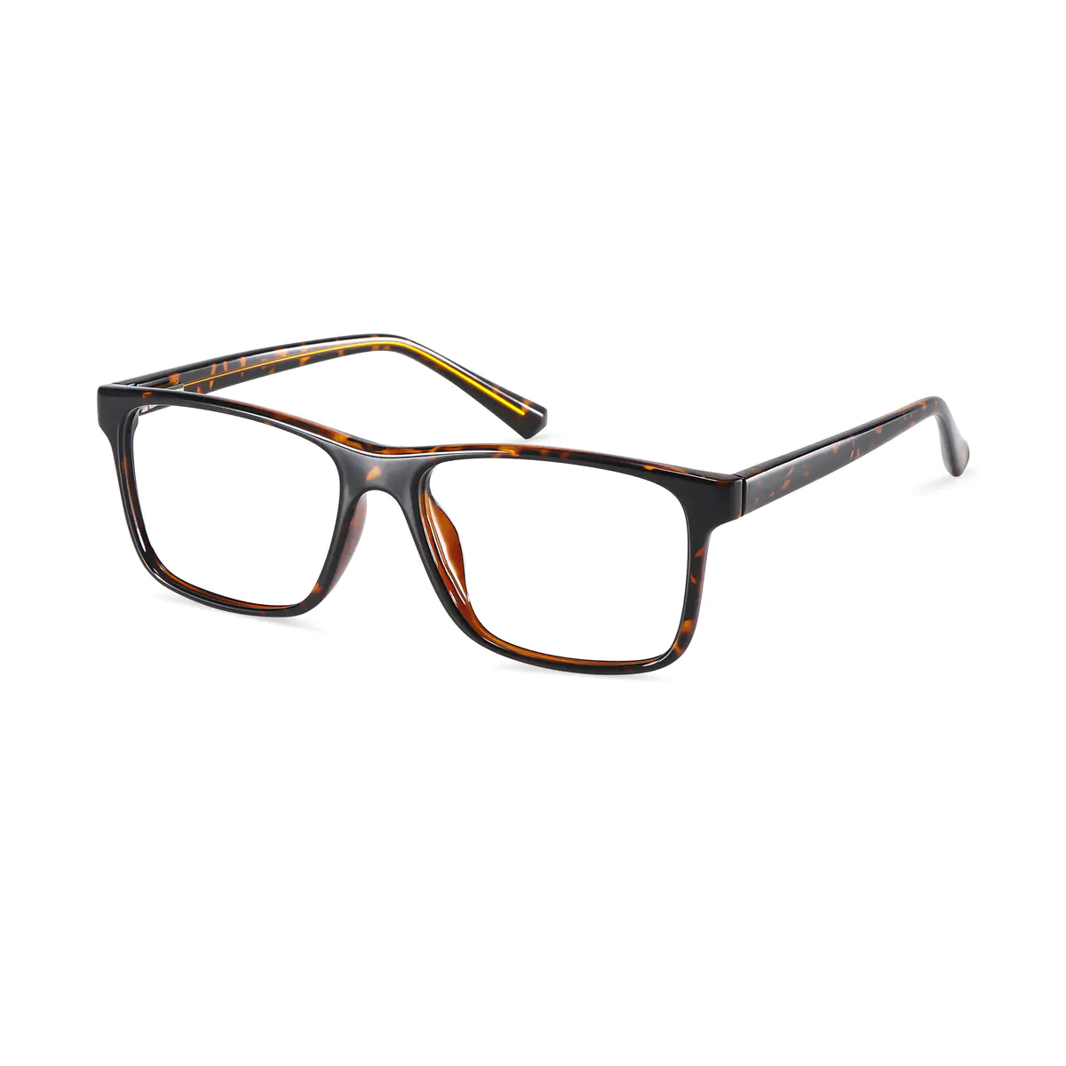 Rectangle Tortoiseshell Eyeglasses