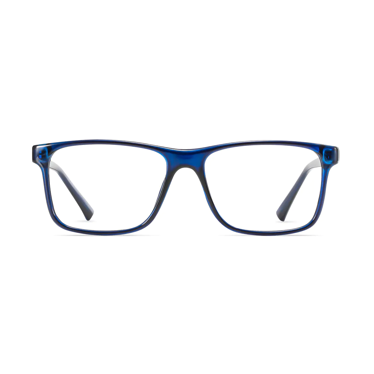 Rectangle Tortoiseshell/Blue Eyeglasses