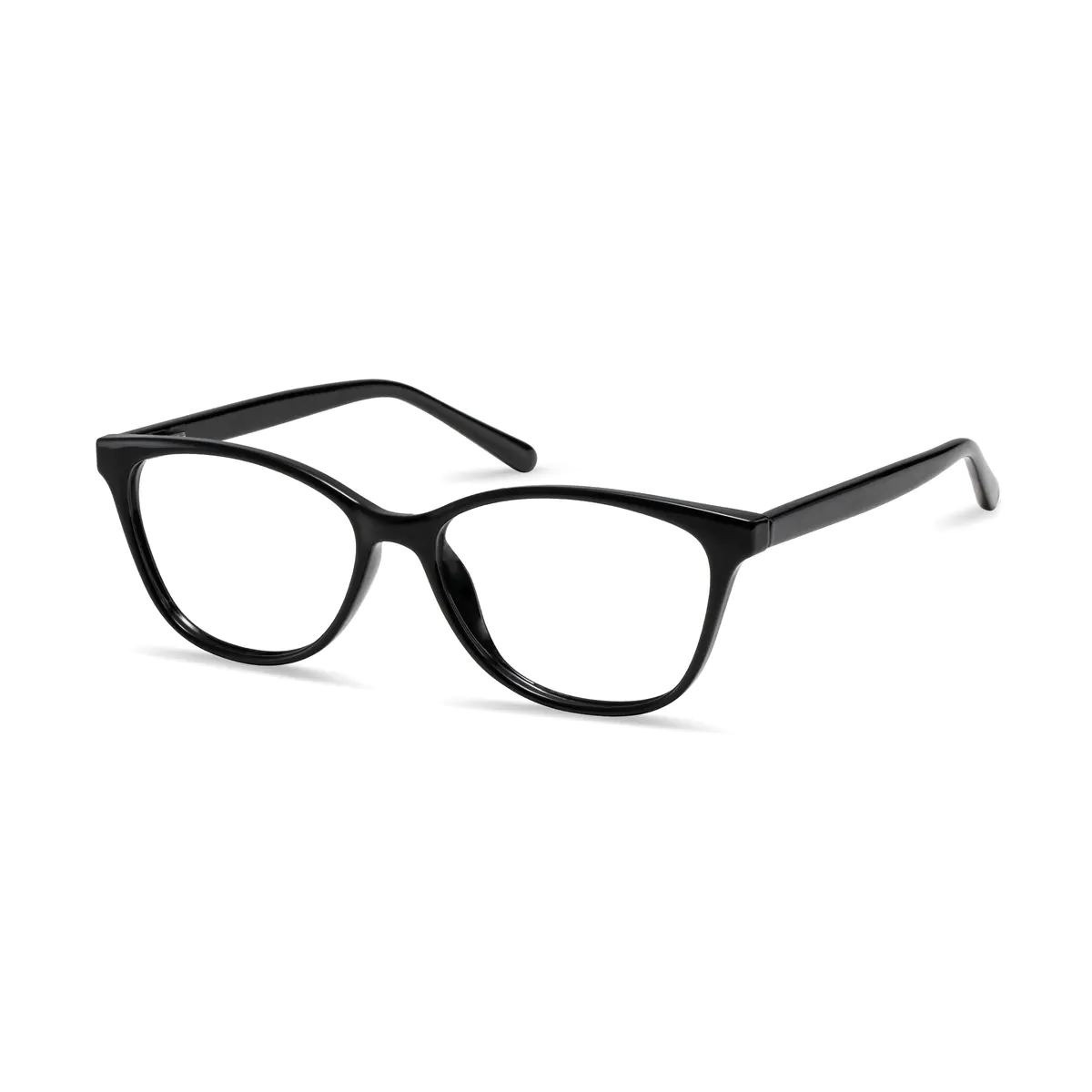 Oval Black Eyeglasses