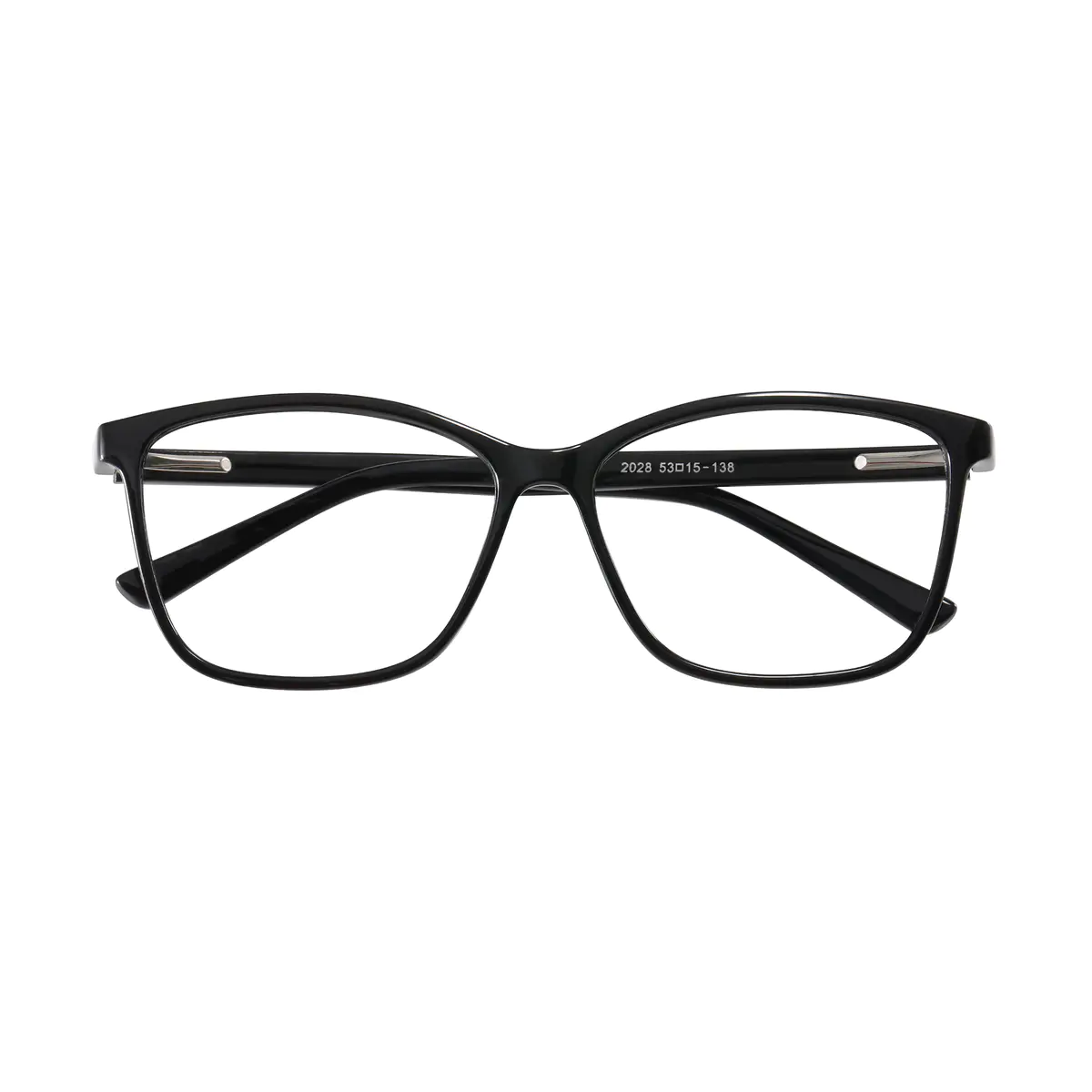 Square Black Eyeglasses