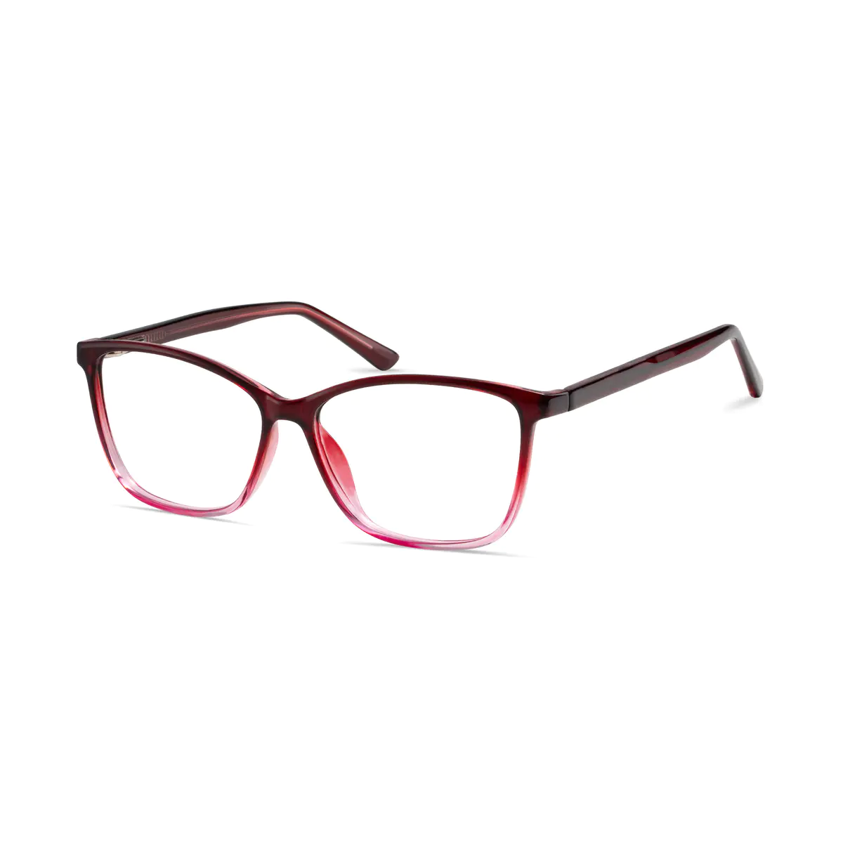 Square Red Eyeglasses