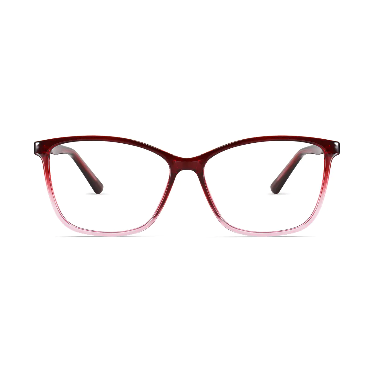 Square Red Eyeglasses