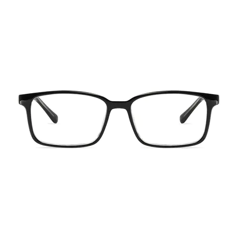 Rectangle Black/Clear Eyeglasses