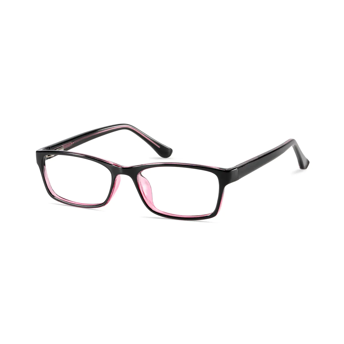 Rectangle Pink Eyeglasses
