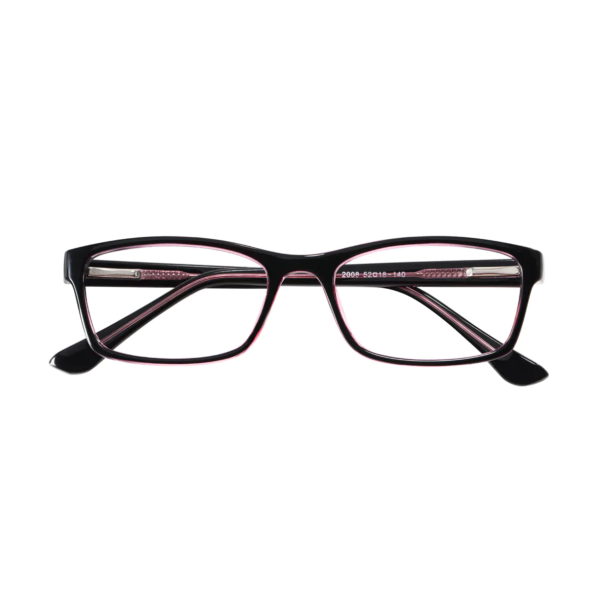 Rectangle Pink Eyeglasses