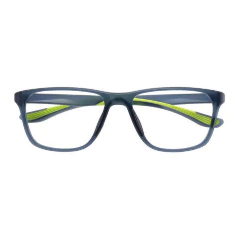 Rectangle Blue Eyeglasses