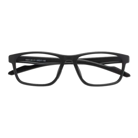 Rectangle Black Eyeglasses