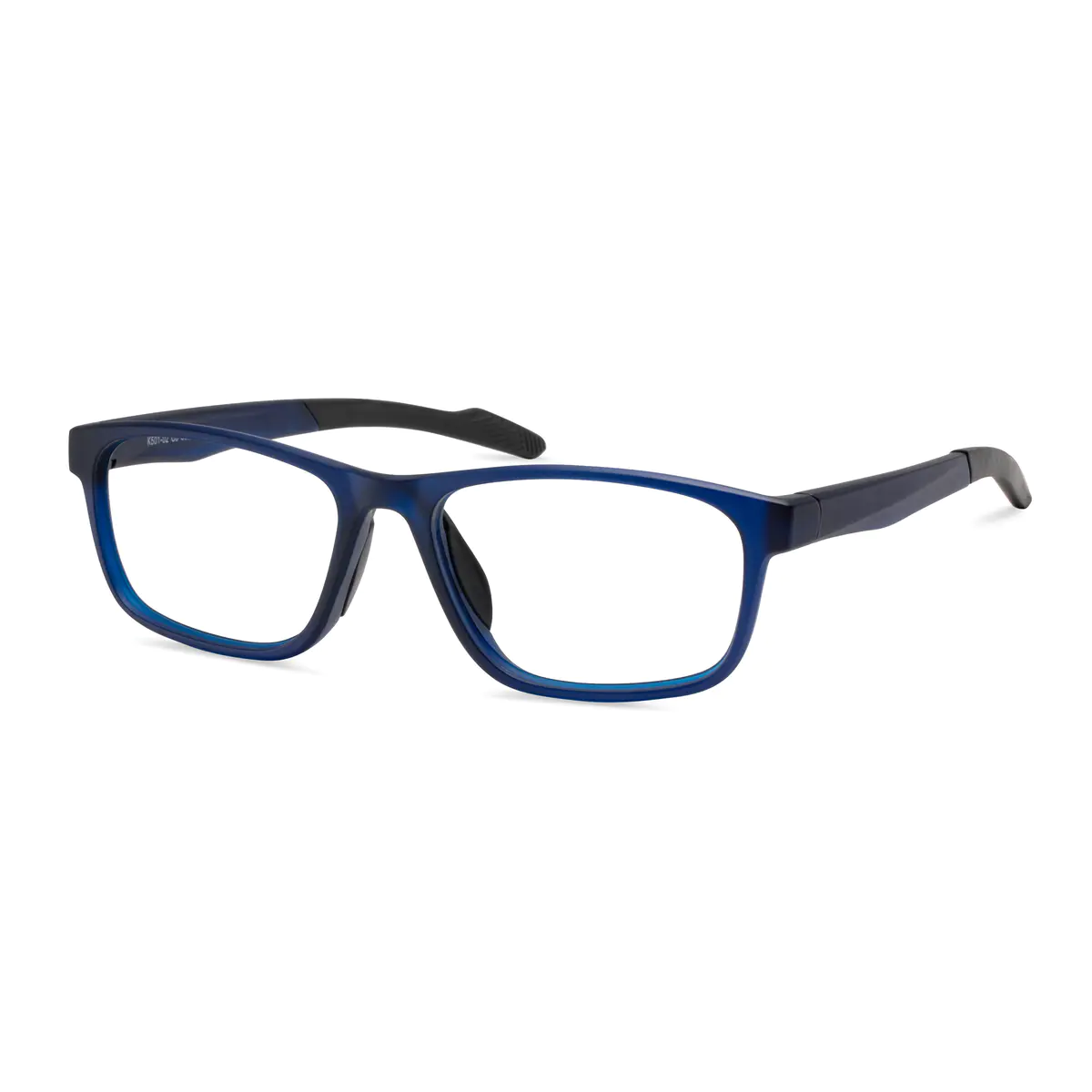 Rectangle Blue Eyeglasses