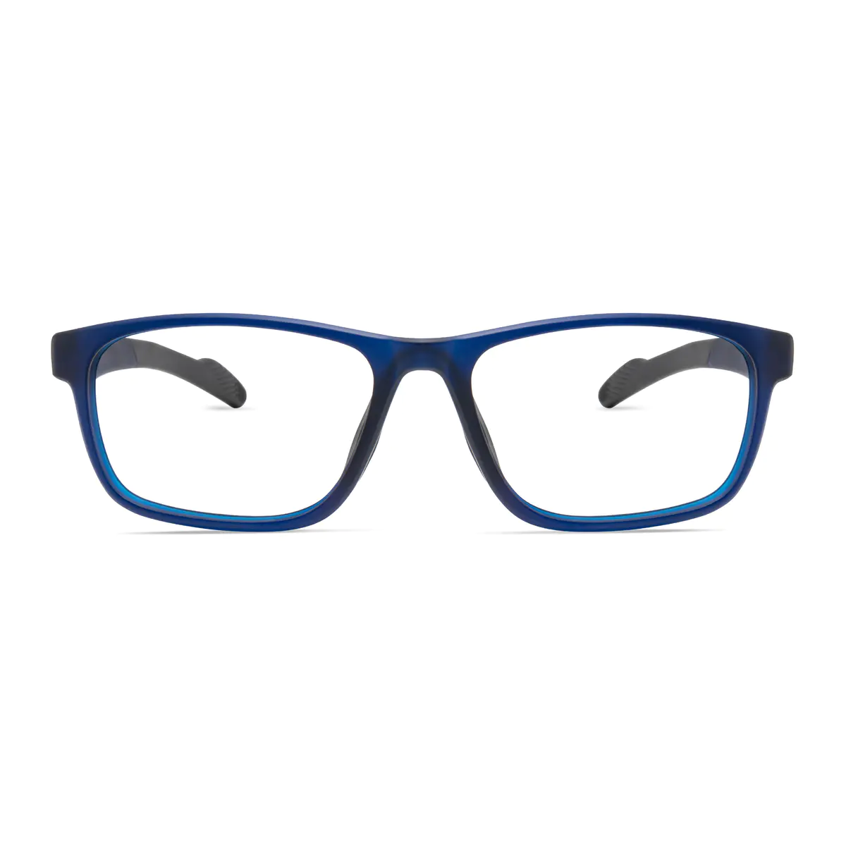 Rectangle Blue Eyeglasses