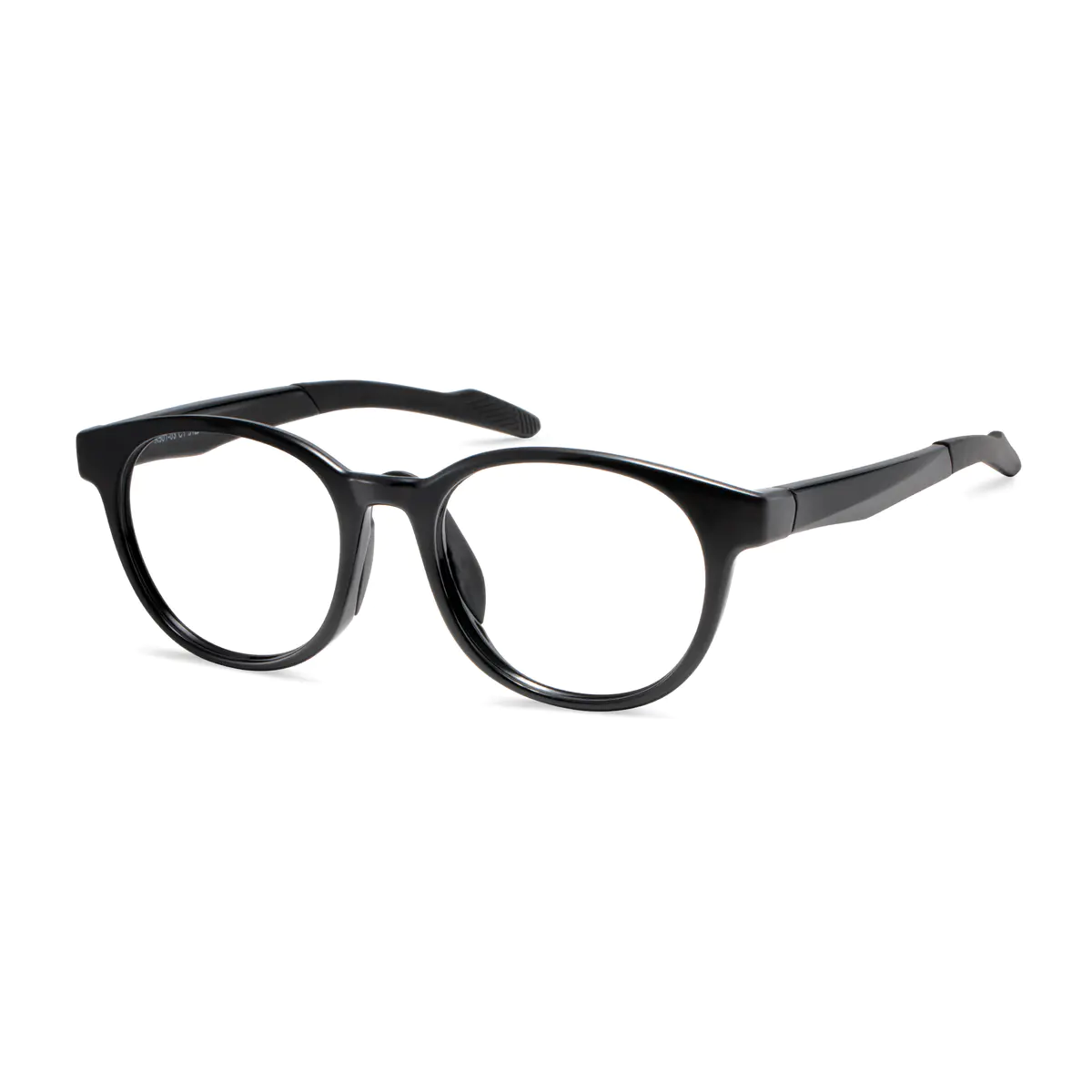 Oval Black Eyeglasses
