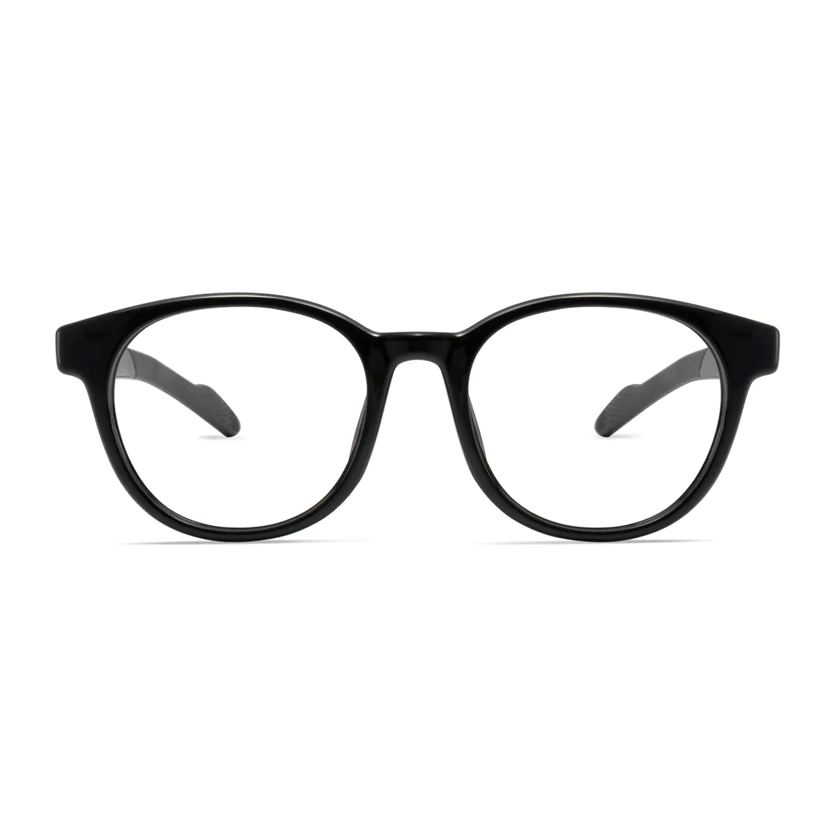 Oval Black Eyeglasses