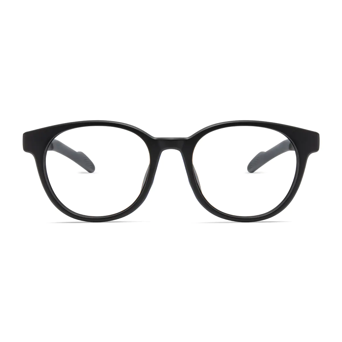 Oval Grey Eyeglasses