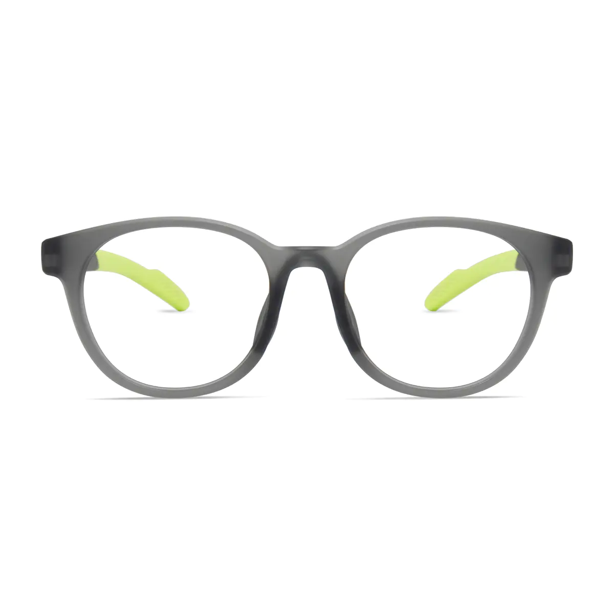 Oval Grey Eyeglasses
