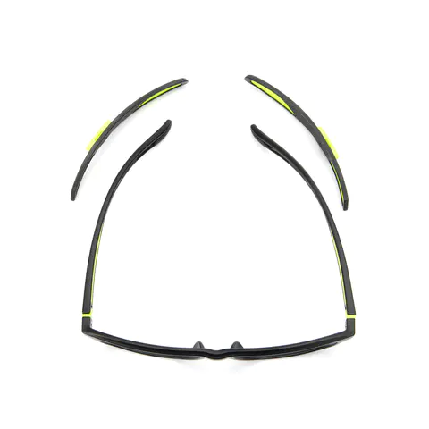 Rectangle Black/Green Eyeglasses