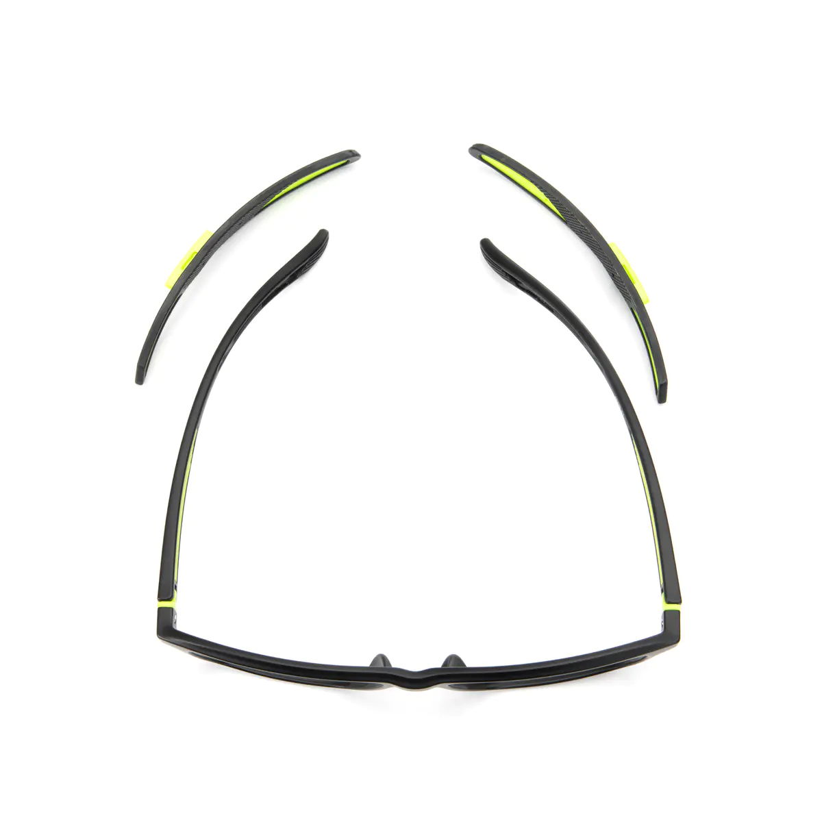 Rectangle Black/Green Eyeglasses