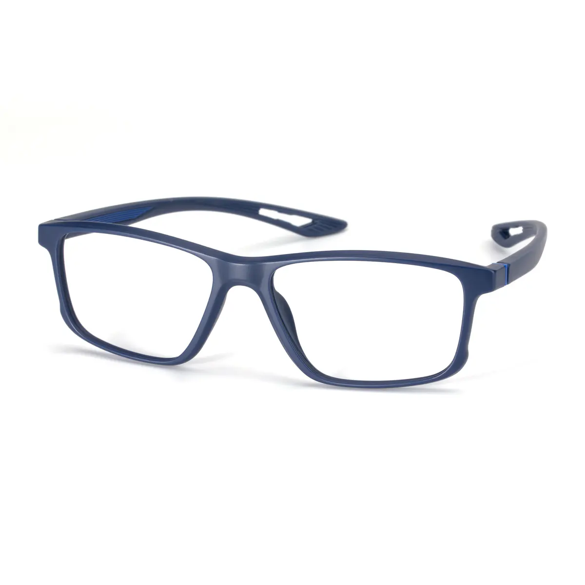Rectangle Black/
Blue Eyeglasses