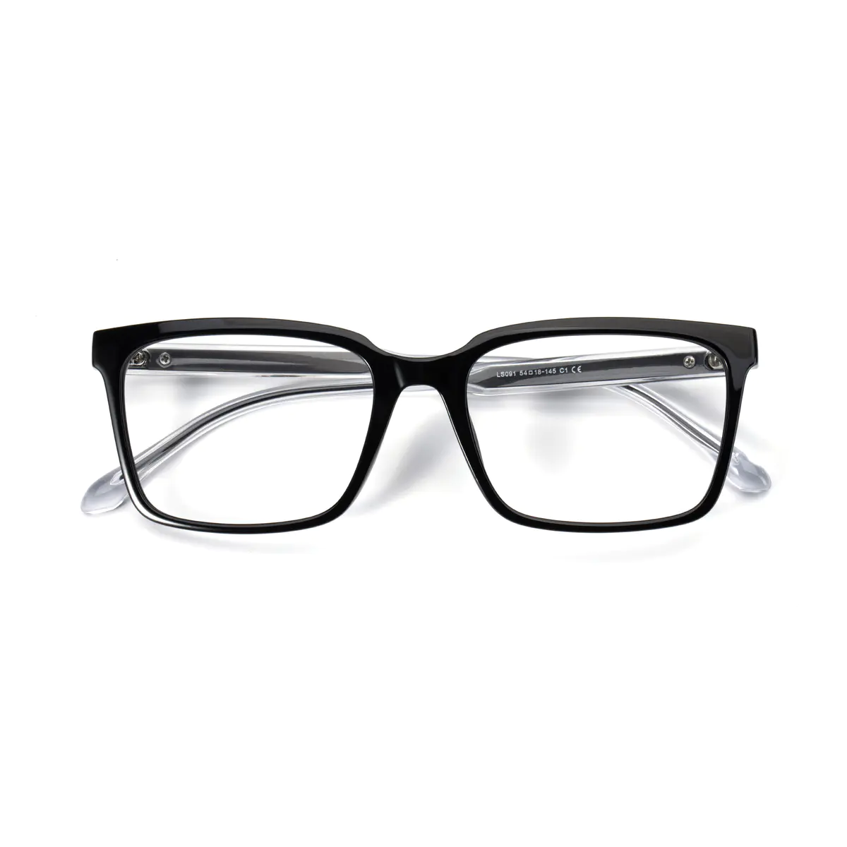 Square Black Eyeglasses