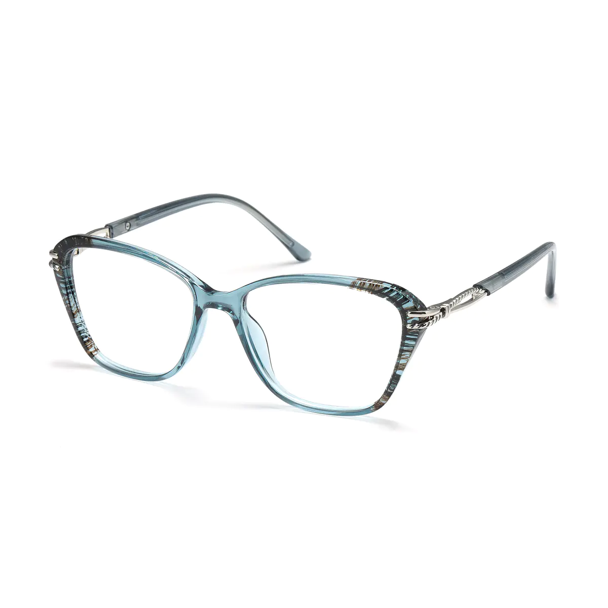Cat-eye Green/Tortoiseshell Eyeglasses