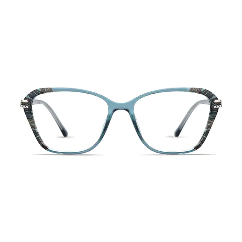 Cat-eye Green/Tortoiseshell Eyeglasses