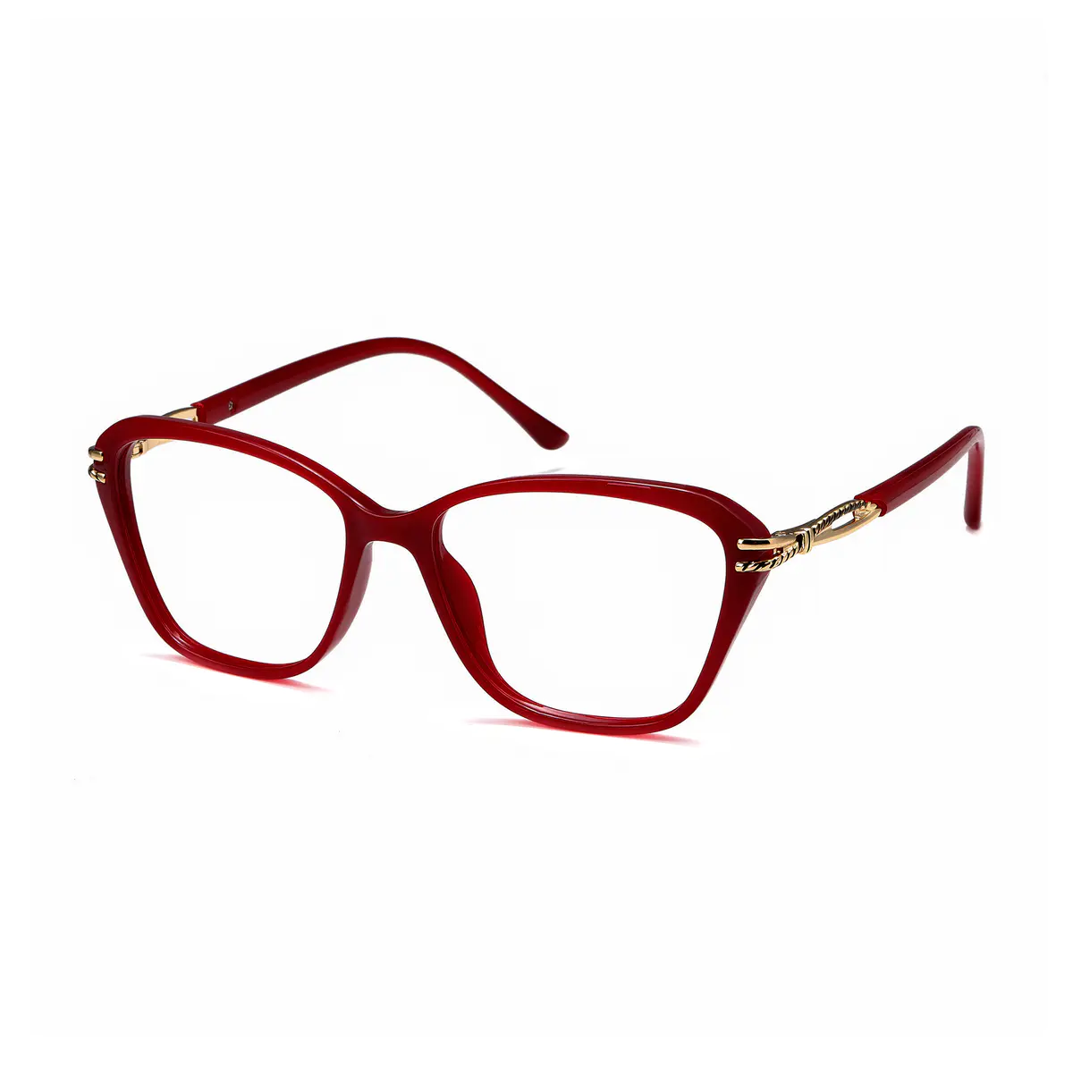 Cat-eye Red Eyeglasses