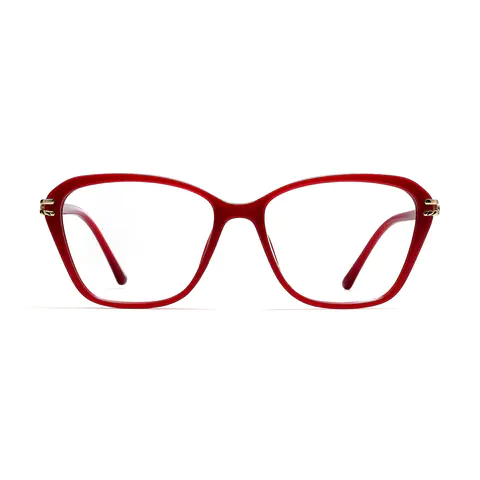 Cat-eye Red Eyeglasses