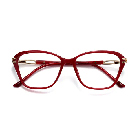 Cat-eye Red Eyeglasses