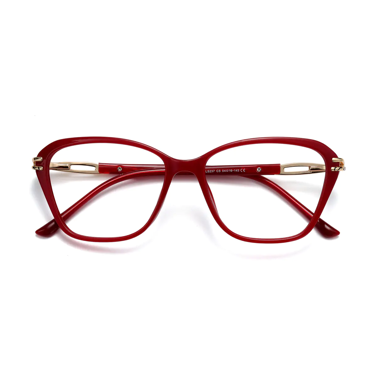 Cat-eye Red Eyeglasses