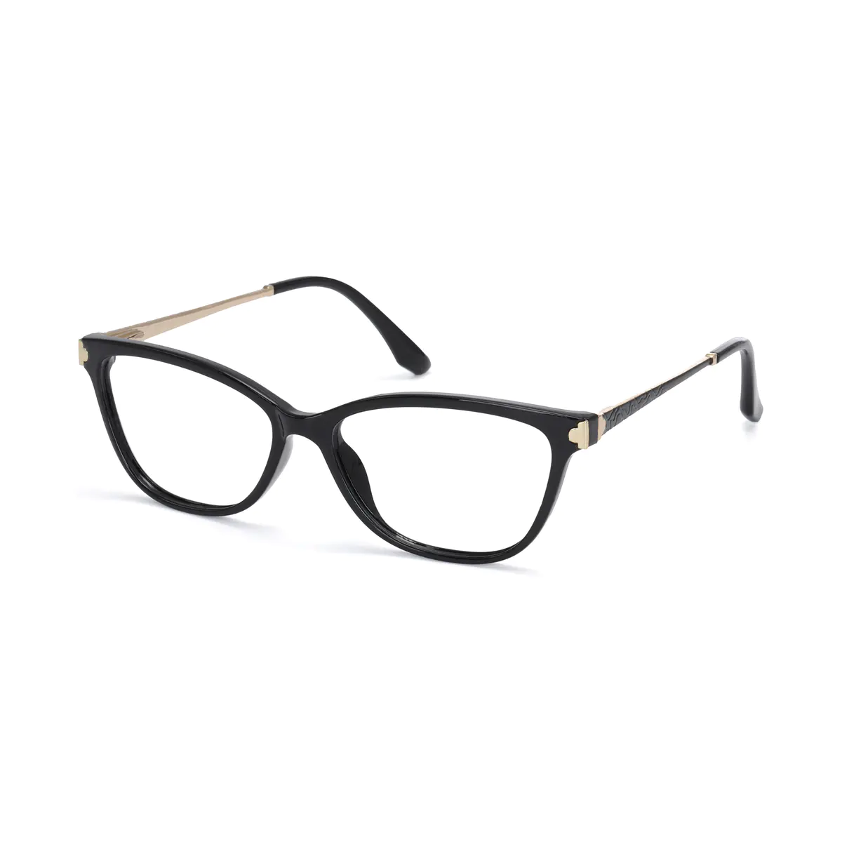 Oval Black Eyeglasses