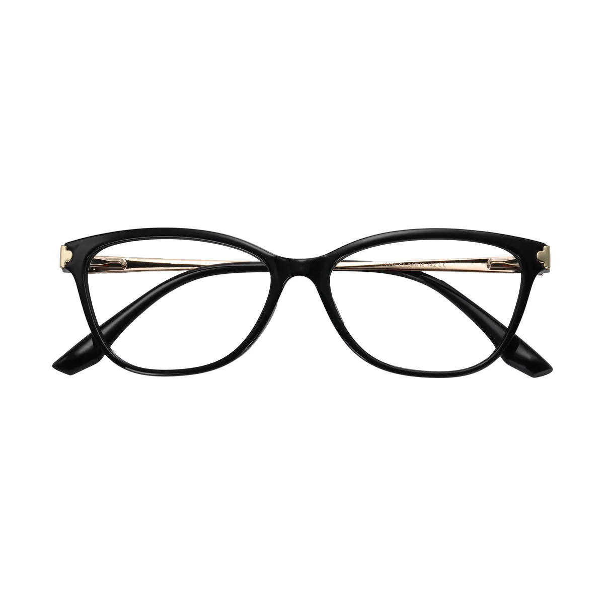 Oval Black Eyeglasses