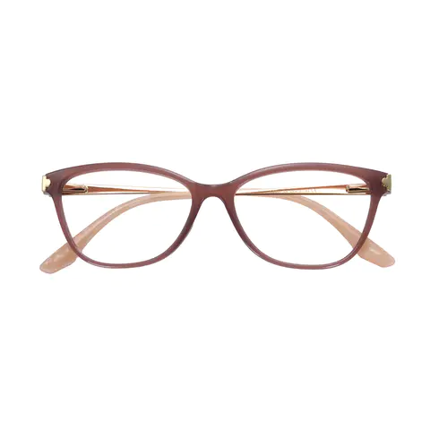 Oval Transparent Red