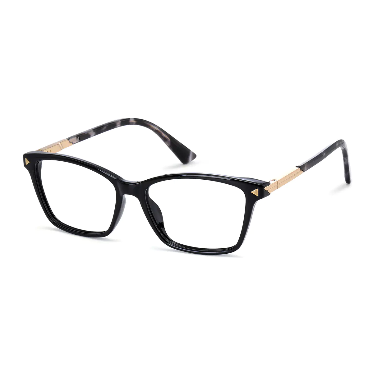 Rectangle Black Eyeglasses