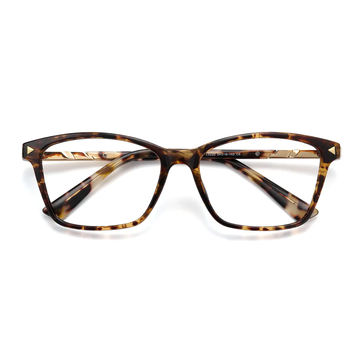 Rectangle Tortoiseshell Eyeglasses