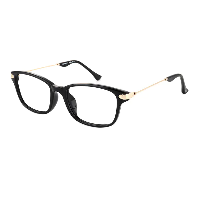 Rectangle Black Eyeglasses