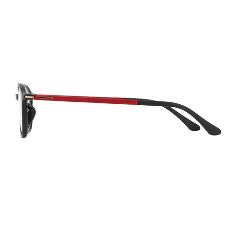 Oval Black Eyeglasses