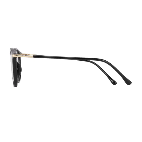 Oval Black Eyeglasses