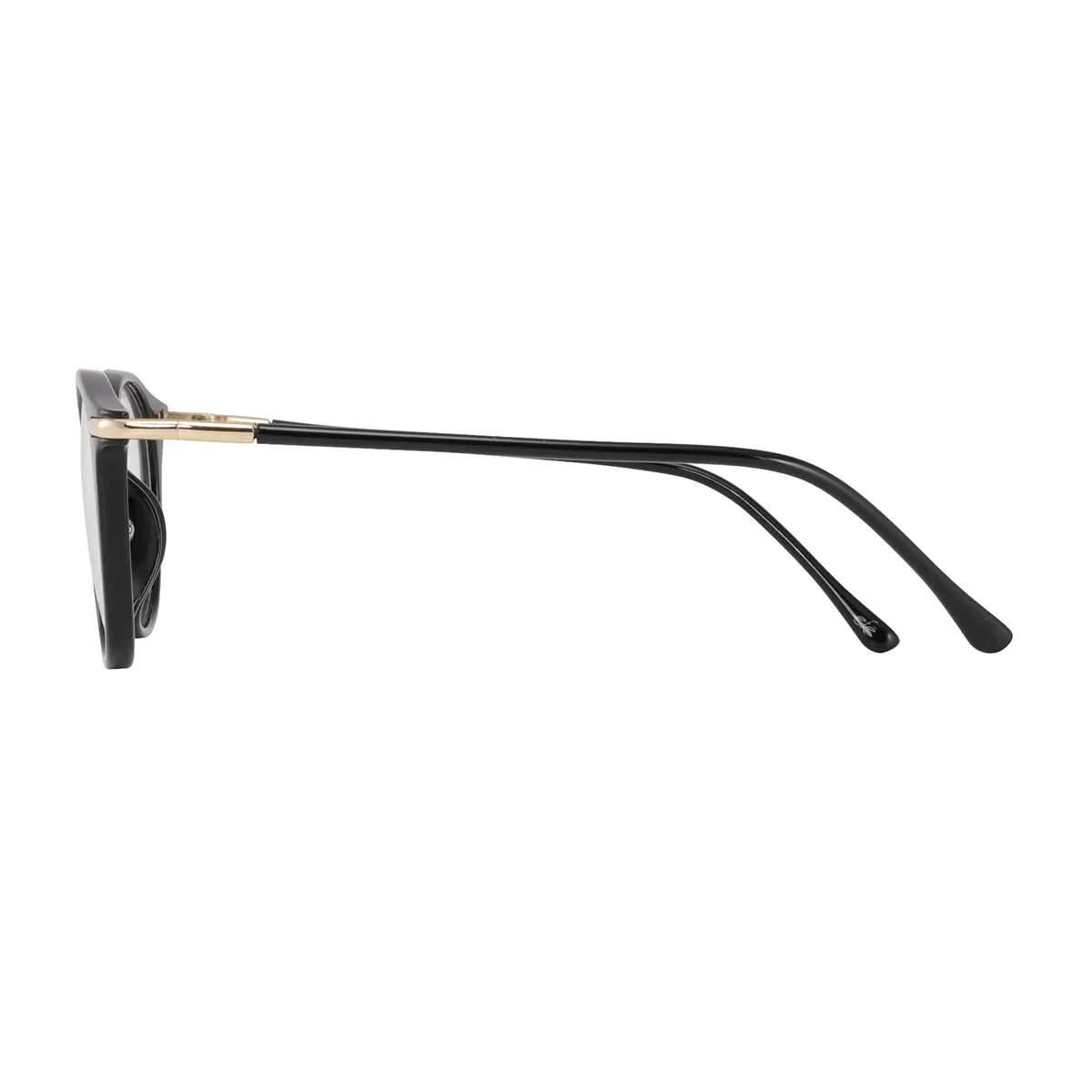Oval Black Eyeglasses
