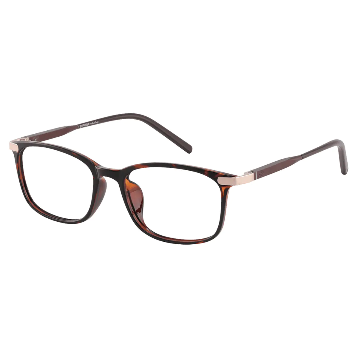 Rectangle Tortoiseshell Eyeglasses