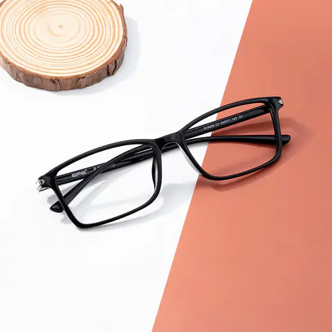 Rectangle Black Eyeglasses