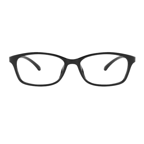 Oval Black Reading Glasses