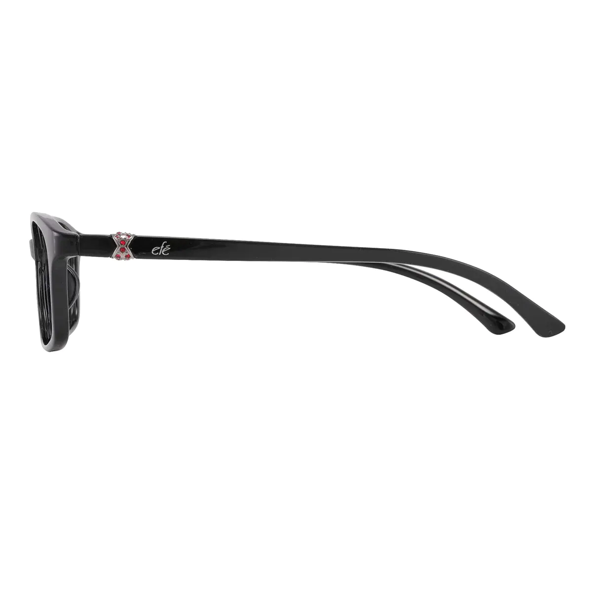 Oval Black Reading Glasses