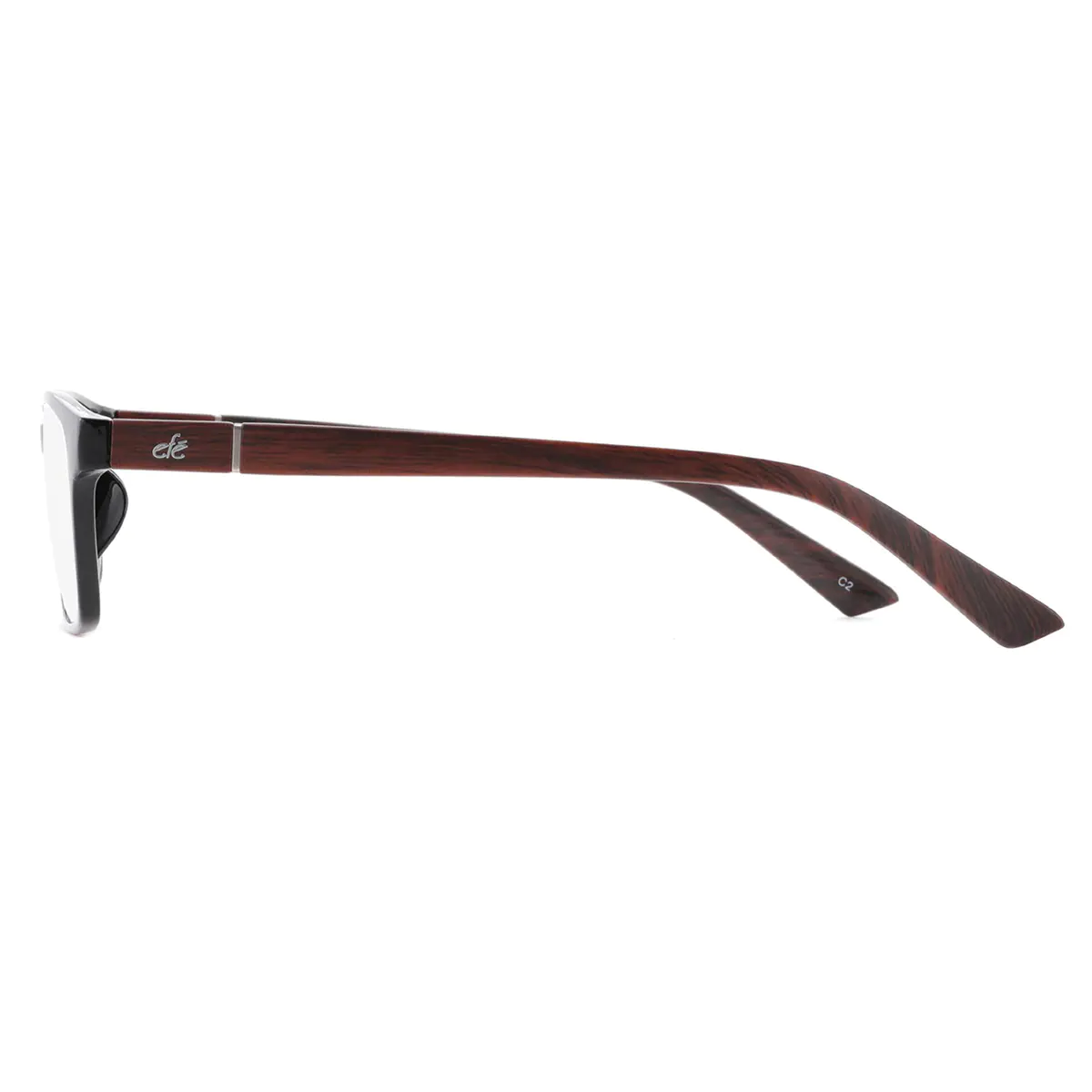 Rectangle Black/Brown Eyeglasses