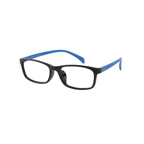 Rectangle Black/Blue Eyeglasses