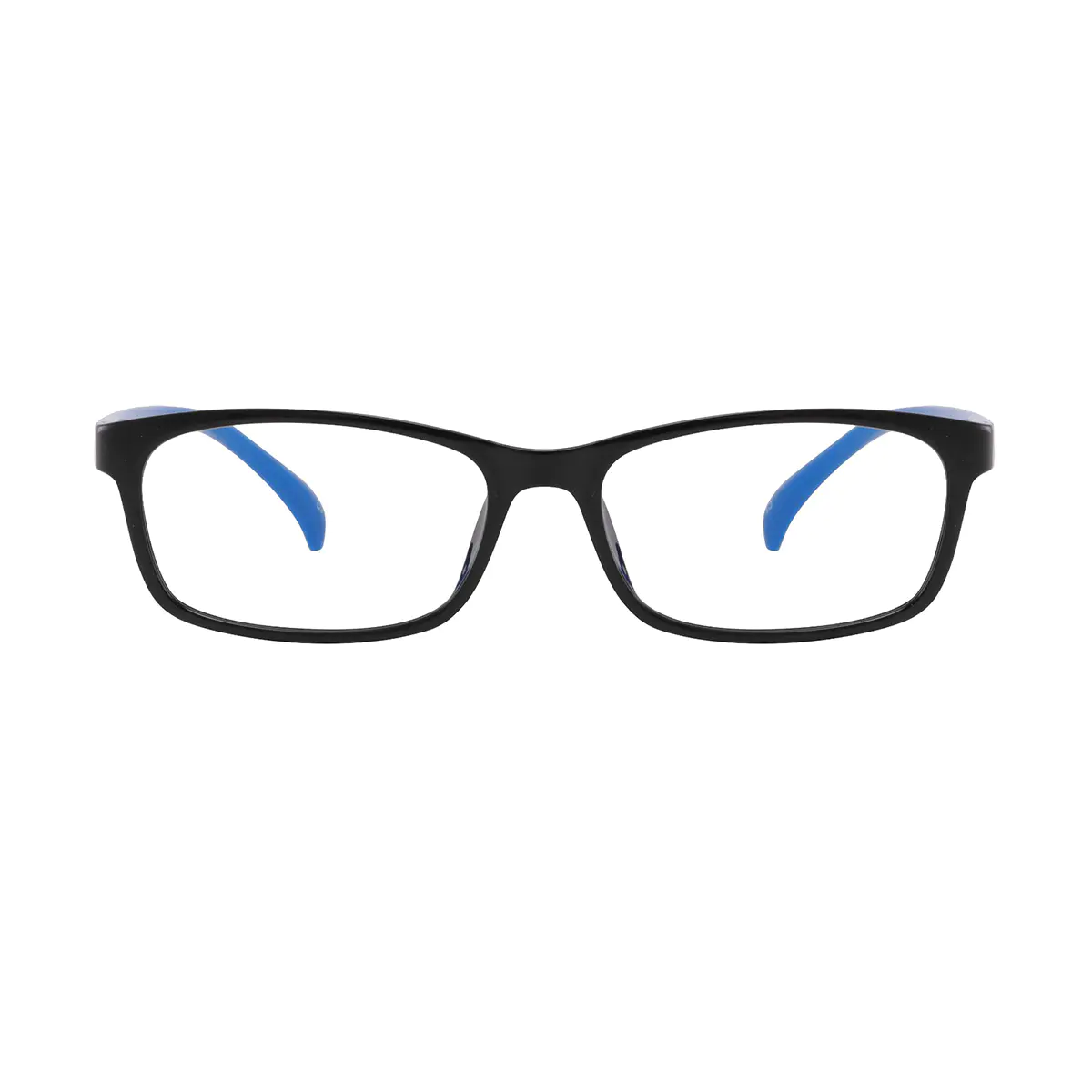 Rectangle Black/Blue Eyeglasses