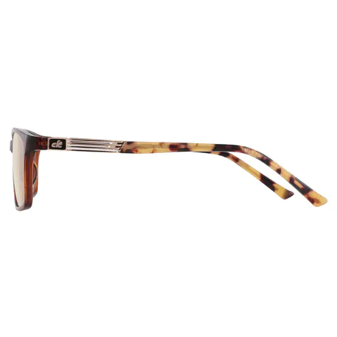 Rectangle Brown Eyeglasses